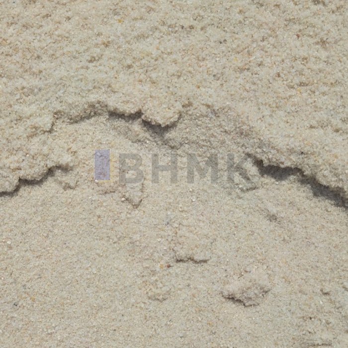 BHMK washed silica sand close up
