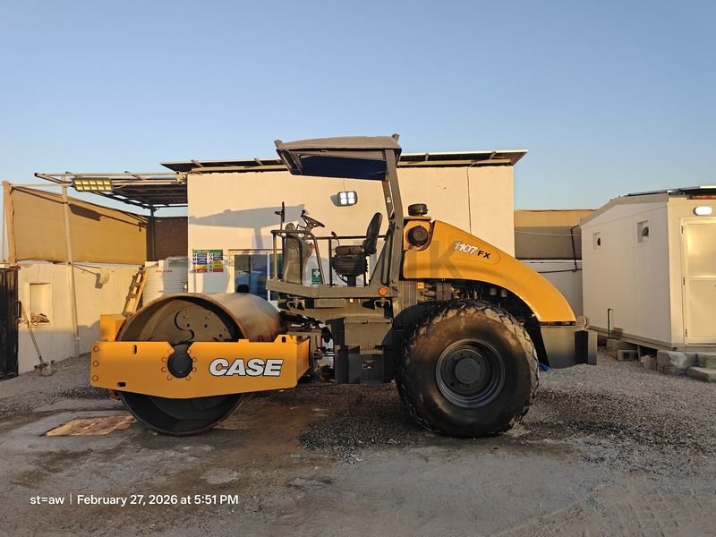 BHMK Case 1107 vibratory soil compactor roller for rent in Dubai