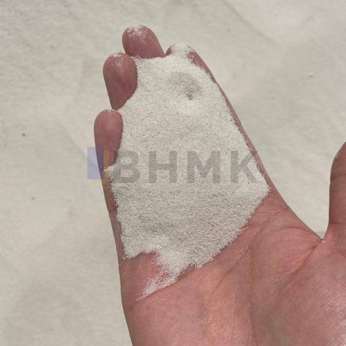 Handful of soft washed sand