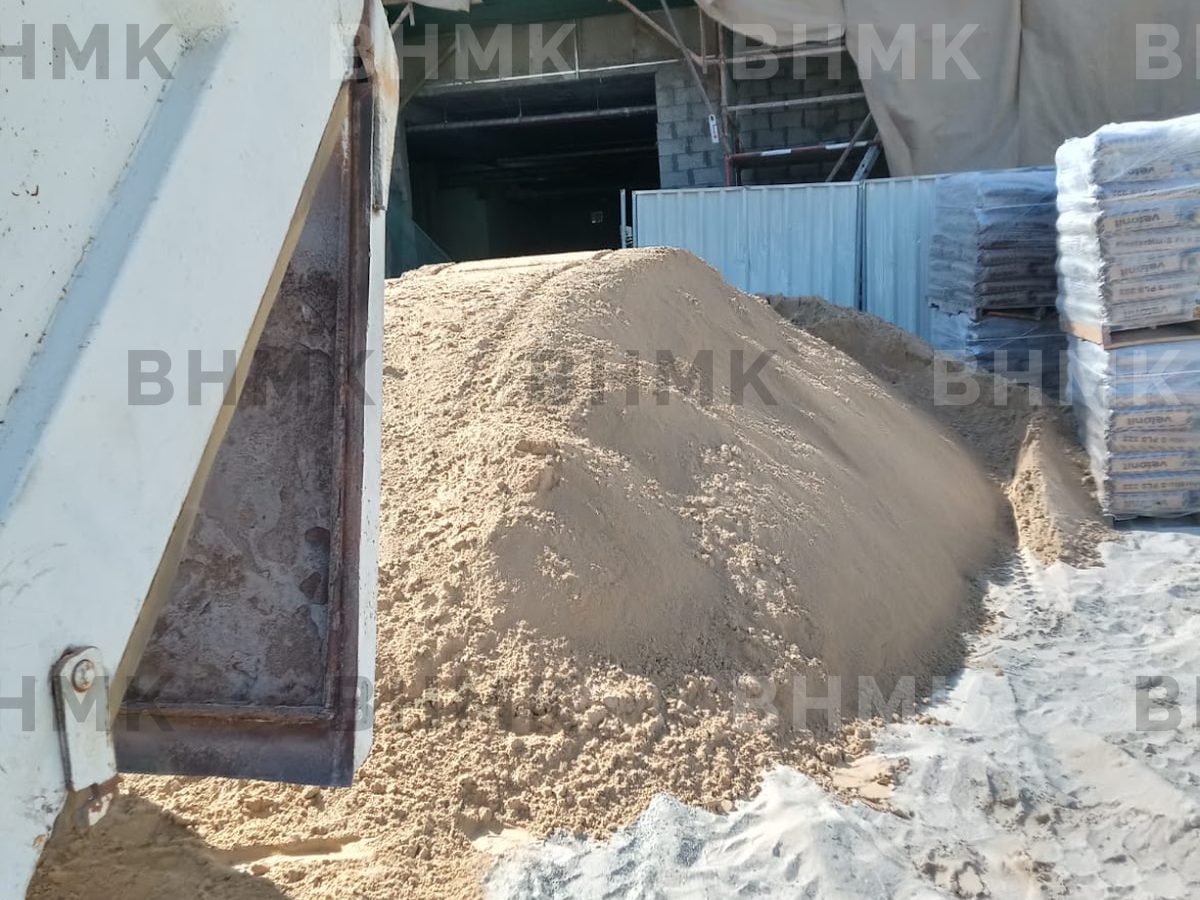 Clean white sand in Dubai UAE