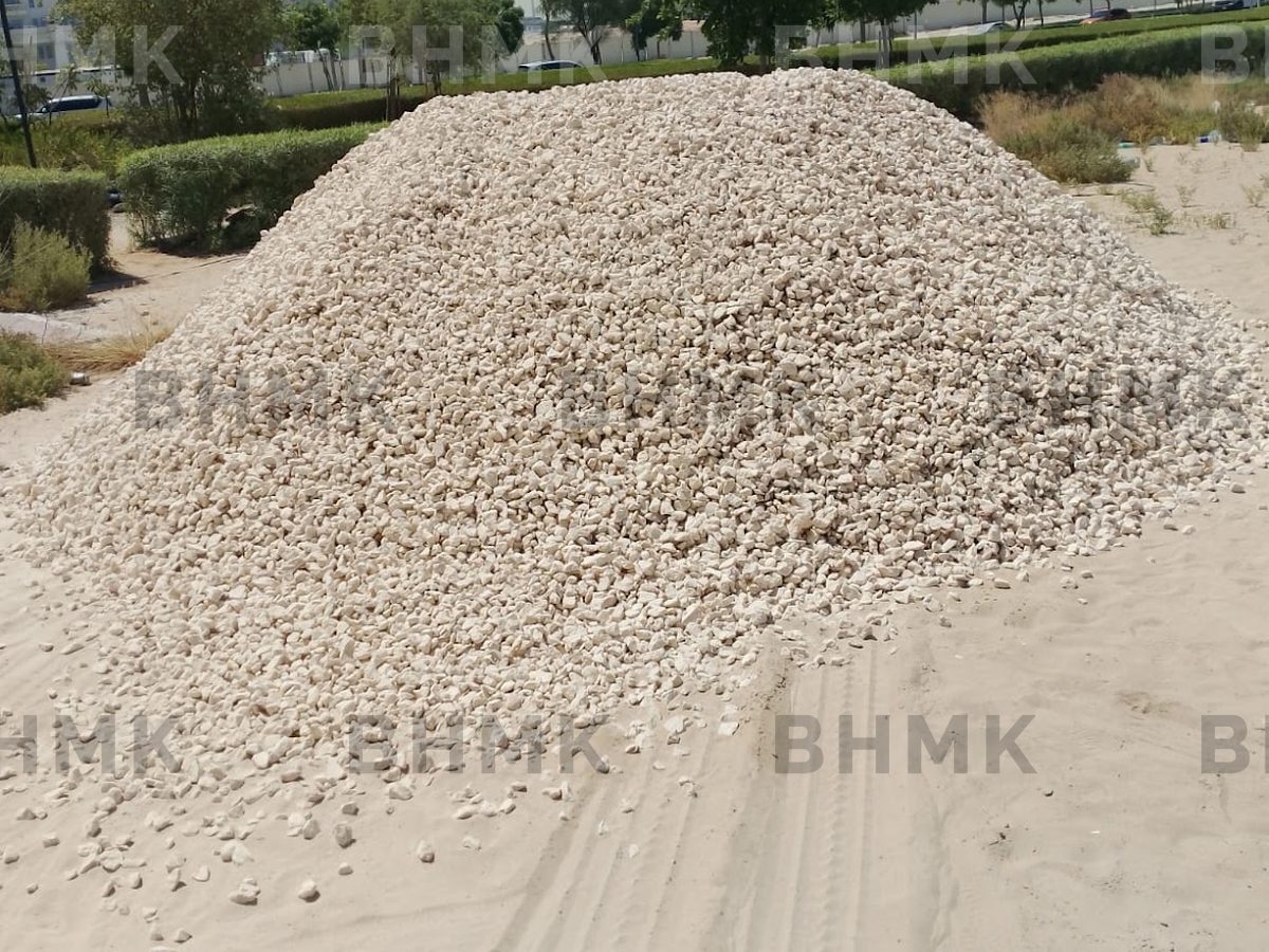 Landscaping gravel supplier in Dubai
