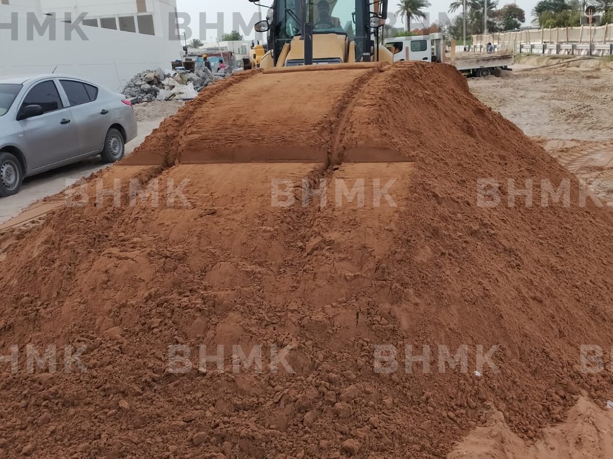 Red sand for landscaping in Dubai UAE