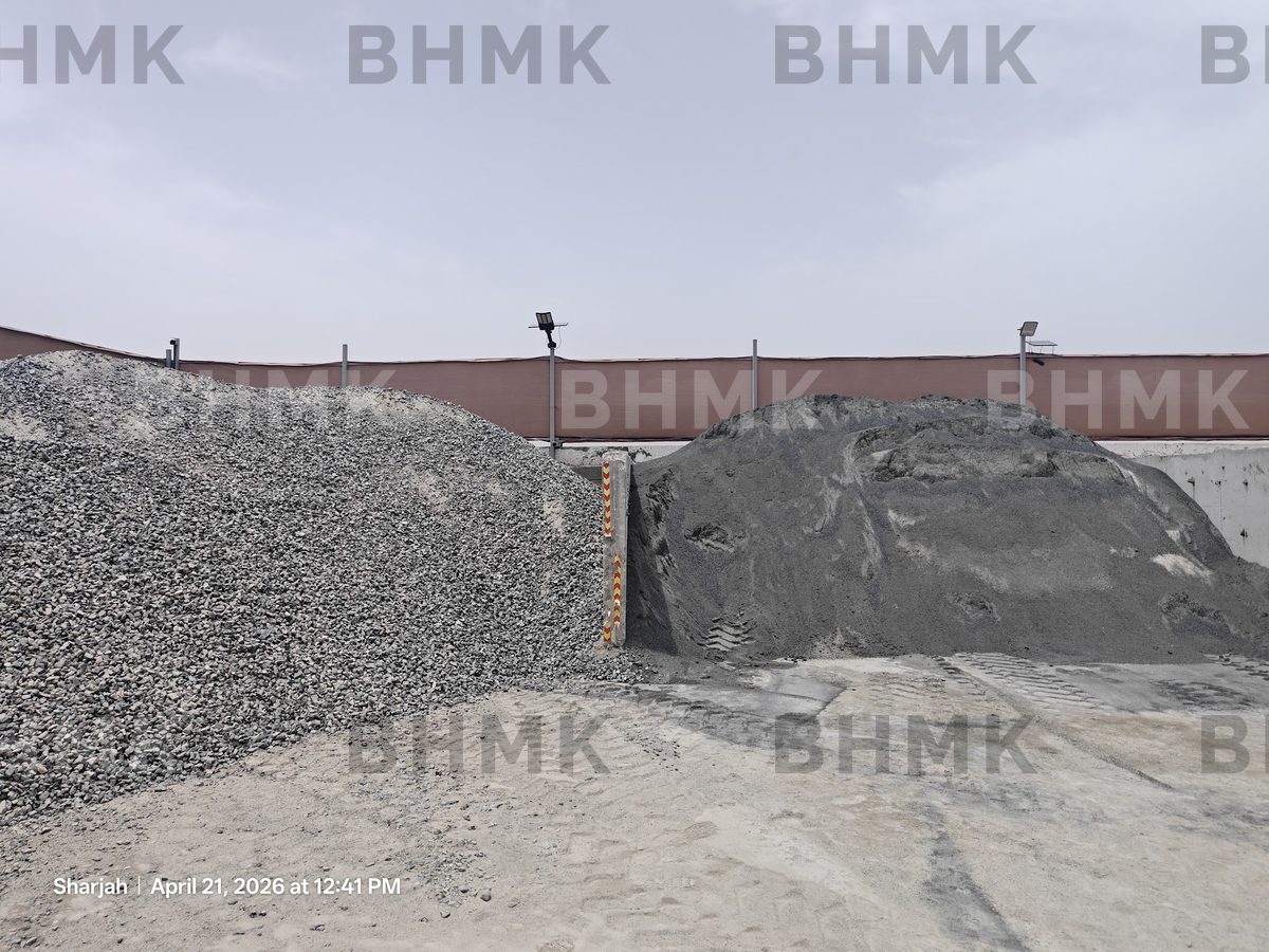 Road base for compaction in Dubai UAE