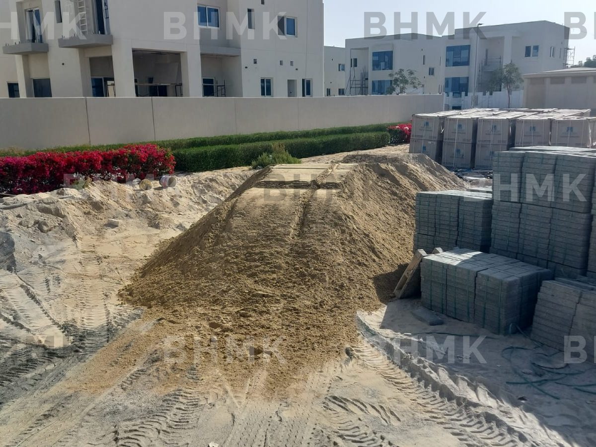 White beach sand in Dubai